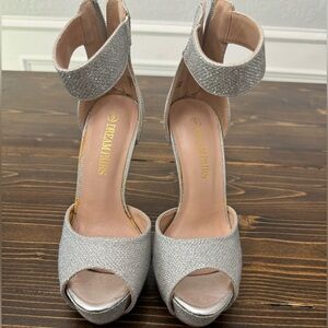 High Heel Stiletto Ankle Strap Platform Pumps